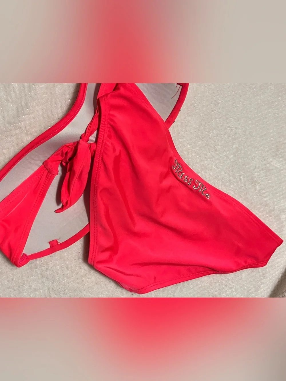 Miss Me Rhinestone Bandeau Bikini Set